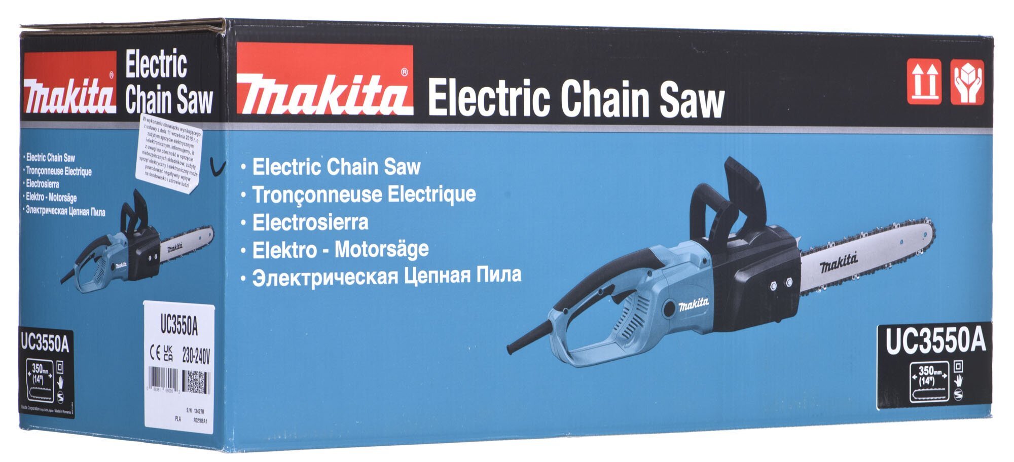 Makita motorzāģis, 2000 W, 35 cm цена и информация | Motorzāģi | 220.lv