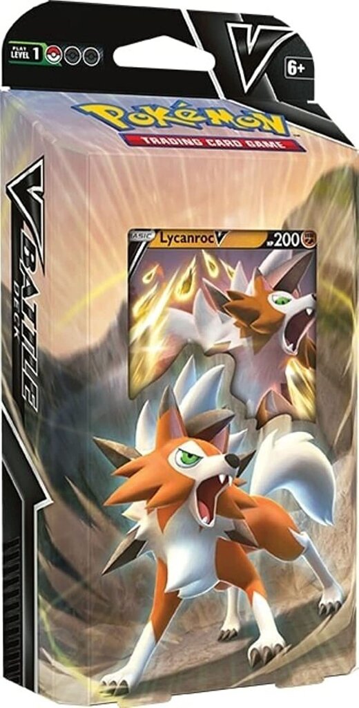 Kāršu spēle Pokemon TCG - Lycanroc V Battle Deck cena un informācija | Galda spēles | 220.lv