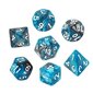 Kauliņi Rebel RPG Dice Set - Two Color - Steel and Blue цена и информация | Galda spēles | 220.lv