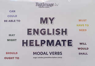 My English Helpmate. Modal verbs. Angļu valodas špikeru komplekts cena un informācija | Enciklopēdijas, uzziņu literatūra | 220.lv