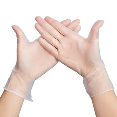 Виниловые перчатки Nitras VINYL PF, без порошка, S размер, 100 шт цена и информация | Первая помощь | 220.lv