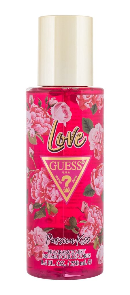 Ķermeņa sprejs, GUESS Love Passion Kiss, 250 ml цена и информация | Parfimēta sieviešu kosmētika | 220.lv