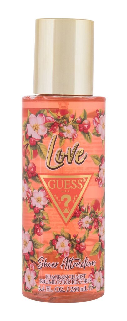 Ķermeņa aerosols, GUESS Love Sheer Attraction, 250 ml cena un informācija | Parfimēta sieviešu kosmētika | 220.lv