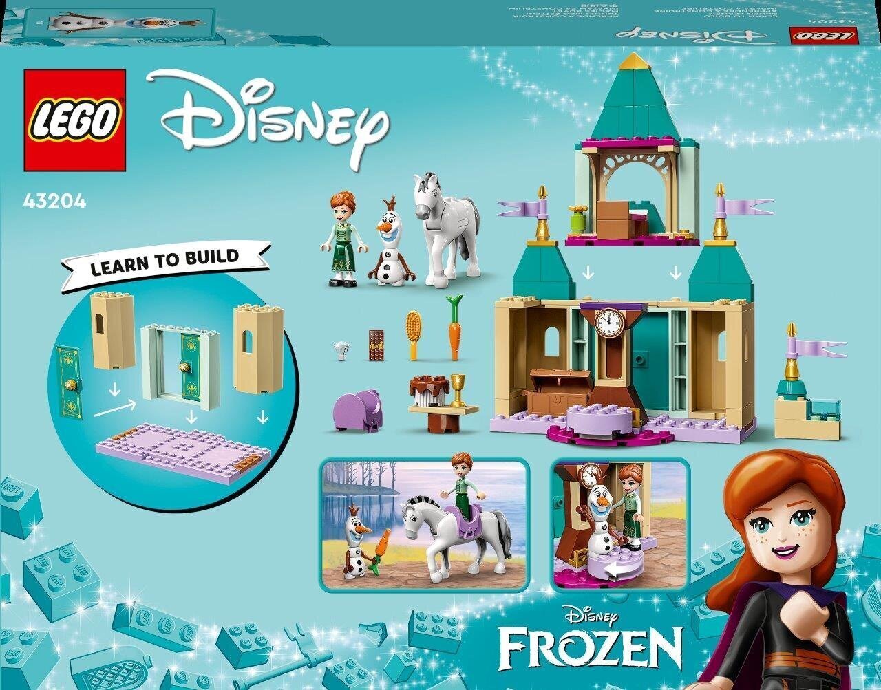 43204 LEGO® | Disney Princess Annas un Olafa pils jautrība cena un informācija | Konstruktori | 220.lv