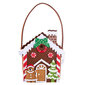 Filca somiņa ar mājiņu, 12X8X13,5 cm cena un informācija | Ziemassvētku dekorācijas | 220.lv