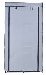 Tekstila skapis MIRA ar 6 plauktiem - pelēks цена и информация | Шкафы | 220.lv
