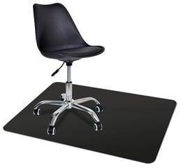Aizsargpaklājiņš zem krēsla 140x100- 0,5mm melns cena un informācija | Biroja krēsli | 220.lv