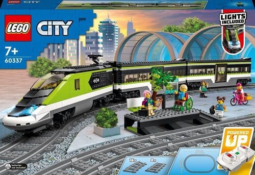 60337 LEGO® City Ātrgaitas pasažieru vilciens cena un informācija | Konstruktori | 220.lv