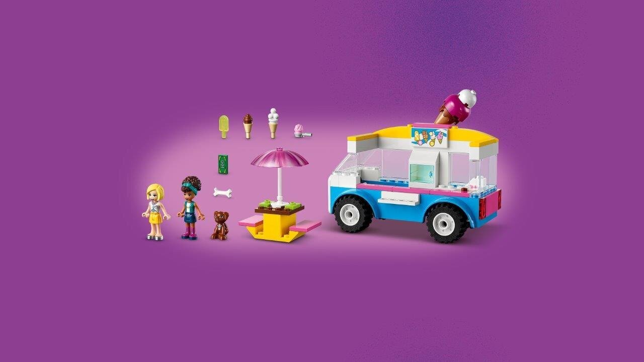 41715 LEGO® Friends Saldējuma autobuss cena un informācija | Konstruktori | 220.lv