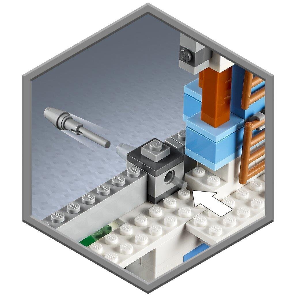 21186 LEGO® Minecraft Ledus pils cena un informācija | Konstruktori | 220.lv