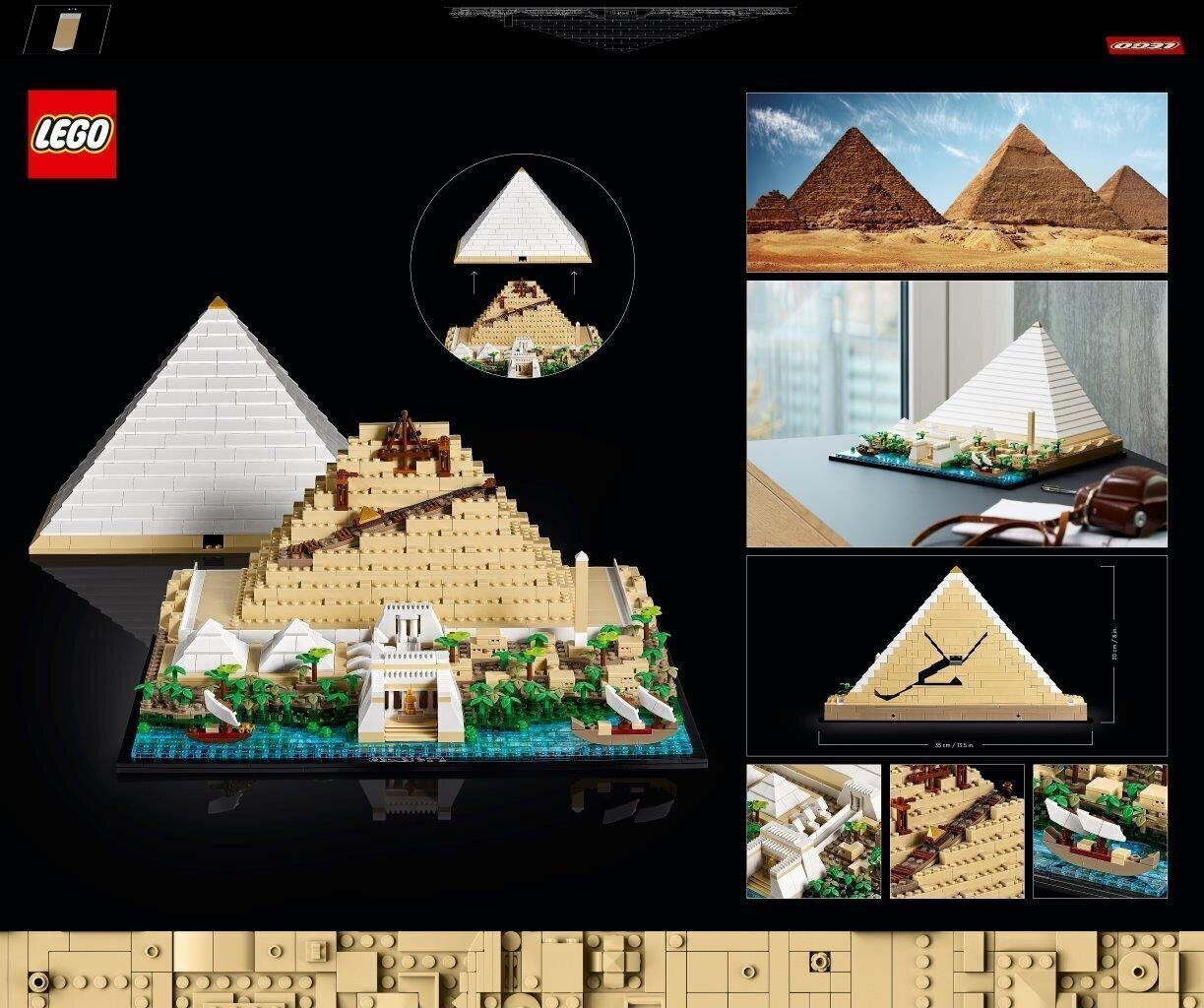 Великая пирамида Гизы 21058 LEGO® Architecture цена | 220.lv