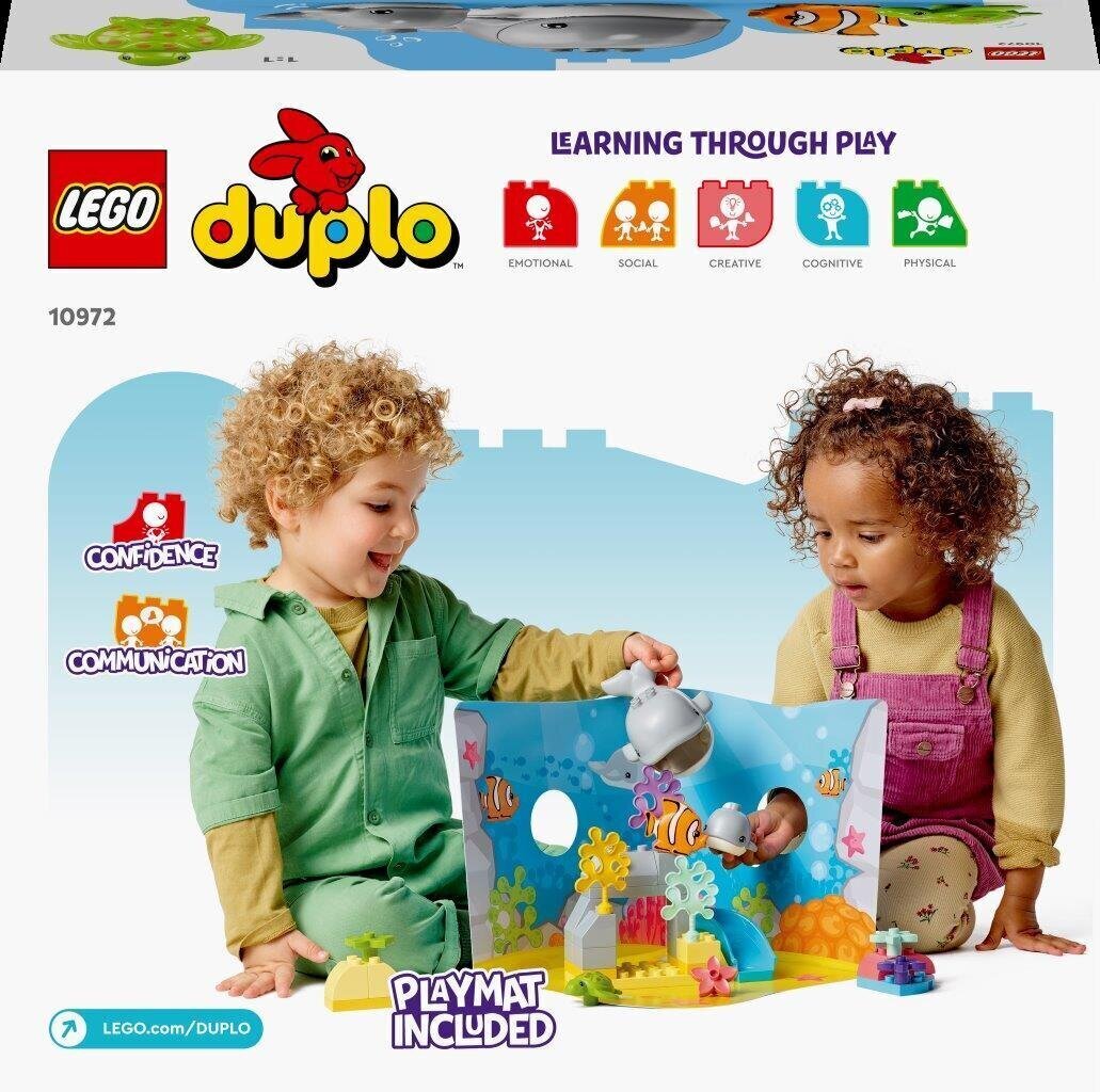 10972 LEGO® DUPLO Savvaļas okeāna dzīvnieki cena un informācija | Konstruktori | 220.lv