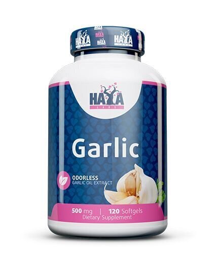 Uztura bagātinātājs Haya Labs Odorless Garlic 120 kaps. cena un informācija | Vitamīni | 220.lv