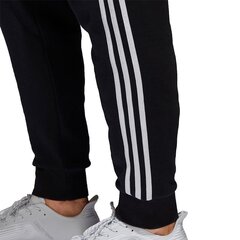 Vīriešu sporta bikses Adidas Essentials 3S Tapered Cuffed FL M BR3696, melnas цена и информация | Мужская спортивная одежда | 220.lv