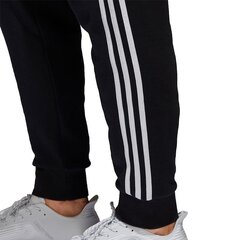 Vīriešu sporta bikses Adidas Essentials 3S Tapered Cuffed FL M BR3696, melnas cena un informācija | Sporta apģērbs vīriešiem | 220.lv