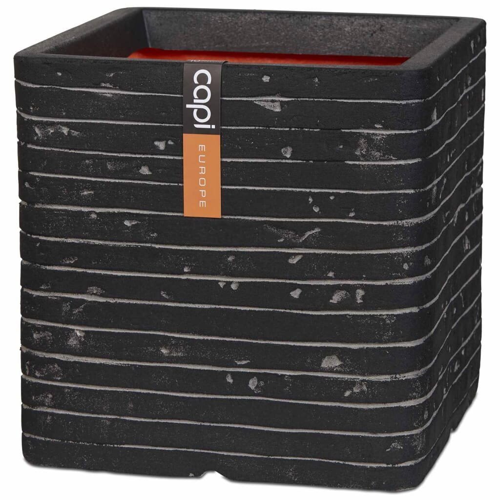 Capi puķu kaste Nature Row, kvadrāta, 30x30 cm, pelēka, KRWZ902 cena un informācija | Puķu podi | 220.lv