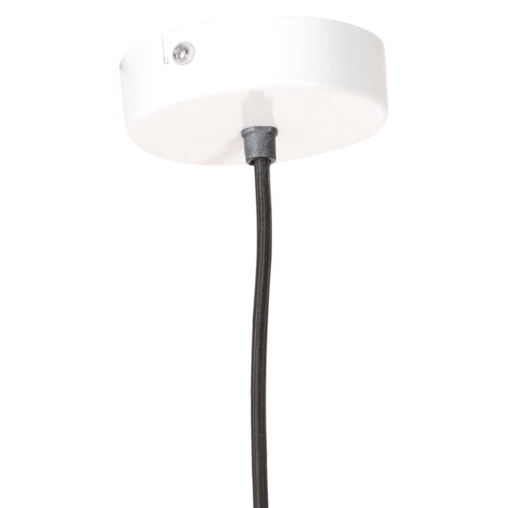 vidaXL griestu lampa, balta, apaļa, 25 W, 28,5 cm, E27 cena un informācija | Lustras | 220.lv