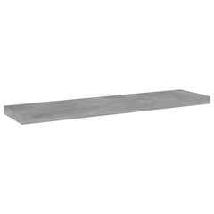 vidaXL plauktu dēļi, 4 gab., betonpelēki, 40x10x1,5 cm, skaidu plāksne цена и информация | Полки | 220.lv