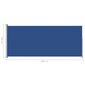 vidaXL izvelkama sānu markīze, zila, 220x500 cm цена и информация | Saulessargi, markīzes un statīvi | 220.lv