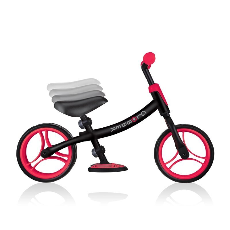 GLOBBER balansa velosipēds GO Bike Duo, melns-sarkans, 614-102-2 цена и информация | Balansa velosipēdi | 220.lv