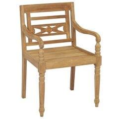 Batavia krēsli ar spilveniem, 4 gab. cena un informācija | Dārza krēsli | 220.lv