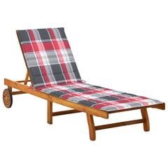 Dārza sauļošanās zvilnis ar matraci vidaXL cena un informācija | Sauļošanās krēsli | 220.lv