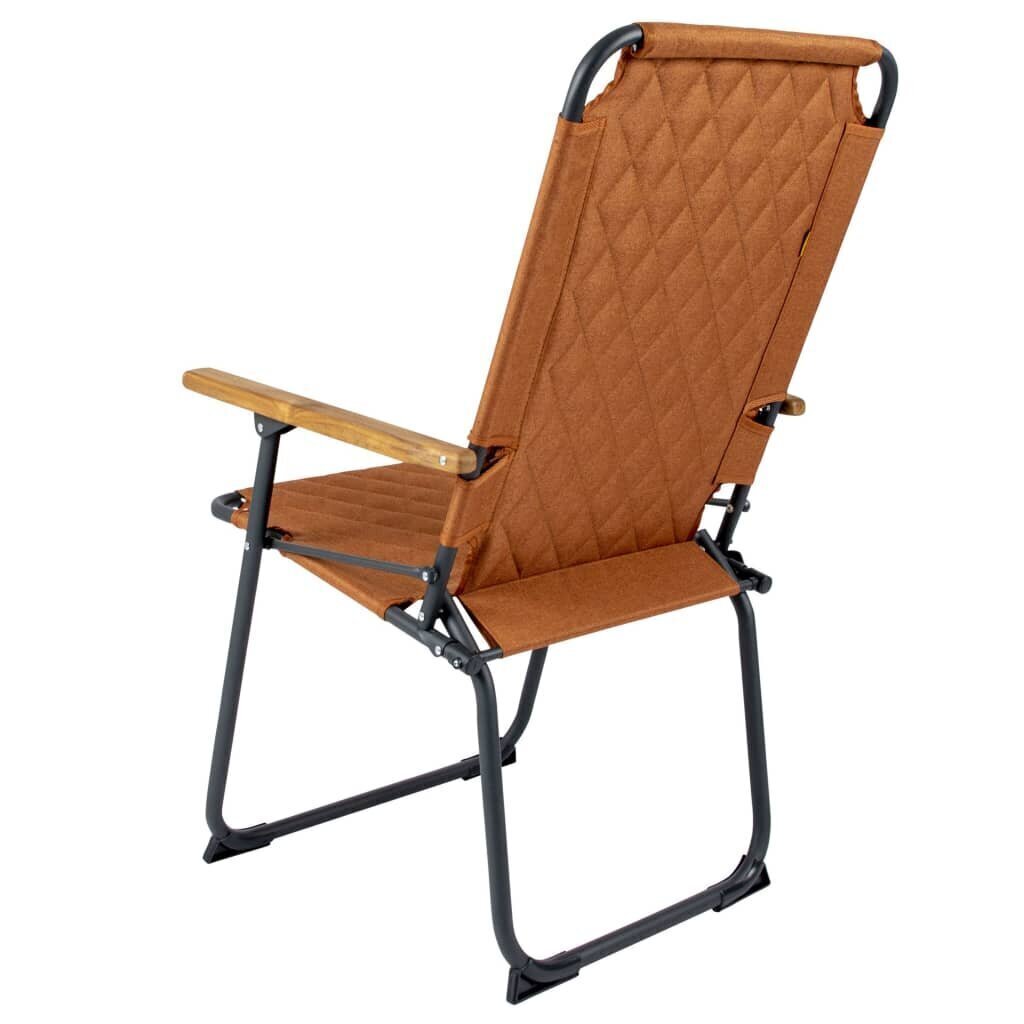 Bo-Camp saliekams kempinga krēsls Jefferson, brūns cena un informācija |  Tūrisma mēbeles | 220.lv