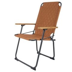 Bo-Camp saliekams kempinga krēsls Jefferson, brūns cena un informācija | Tūrisma mēbeles | 220.lv