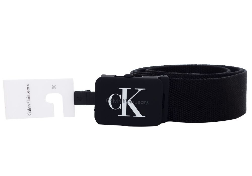 Vīriešu siksna Calvin Klein 4 cm MONOGRAM CANVAS BELT K50K504466 001 23907 цена и информация | Vīriešu jostas | 220.lv