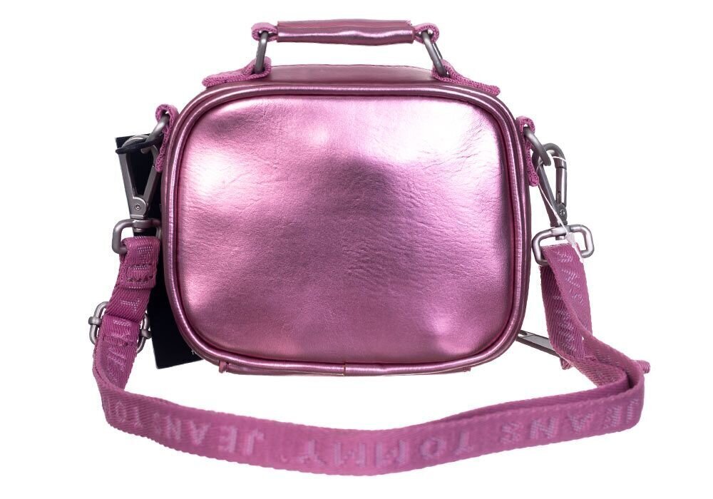 Sieviešu soma Tommy Hilfiger MINI TJW HERITAGE NANO BAG PINK AW0AW09887 TOU 37806 cena un informācija | Sieviešu somas | 220.lv