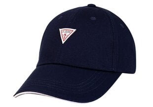 Vīriešu cepure ar nagu GUESS TRIANGLE LOGO CAP NAVY M1YZ57WBN60 G7V2 35644 cena un informācija | Vīriešu cepures, šalles, cimdi | 220.lv