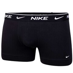 Apakšbikses vīriešiem Nike TRUNK 3PK, 3 pāri, melnas/haki krāsā 0000KE1008 1R5 43034 cena un informācija | Vīriešu apakšbikses | 220.lv