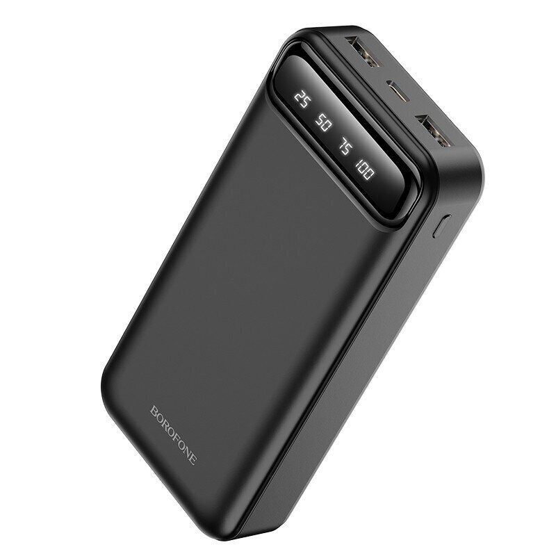 Ārējais akumulators Power Bank Borofone BJ14A 2xUSB 20000mAh, melns cena un informācija | Lādētāji-akumulatori (Power bank) | 220.lv