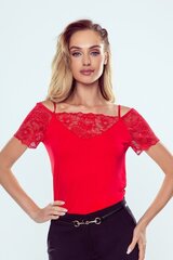 Блузка женская, красная цена и информация | Женские блузки, рубашки | 220.lv