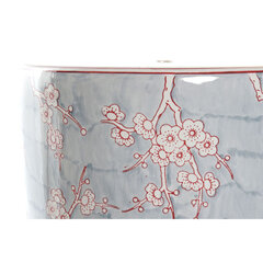 Mazs galdiņš DKD Home Decor Porcelāns Zils Oranžs Ziedi (33.5 x 33.5 x 43 cm) cena un informācija | Žurnālgaldiņi | 220.lv