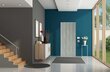 Salokāmās durvis 001P-61-100, betona krāsas 100 cm matēts cena un informācija | Iekšdurvis | 220.lv