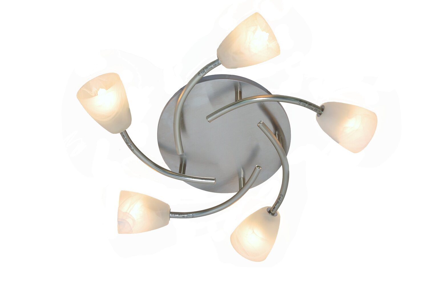 Griestu gaismeklis G.LUX MICA-5S matēts hroms цена и информация | Griestu lampas | 220.lv