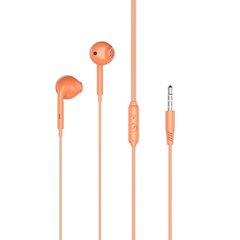 XO wired earphones EP28 jack 3,5mm orange цена и информация | Наушники | 220.lv