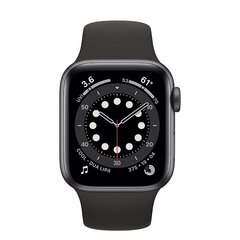 Часы Apple Watch Series 6 40mm GPS, Space Gray (подержанный, состояние A) цена и информация | Смарт-часы (smartwatch) | 220.lv