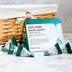 FARMSTAY CICA FARM BAKING POWDER PORE attīrošs skrubis ar centella asiatica ekstraktu un sodas daļiņām 7g x 25gab. цена и информация | Средства для очищения лица | 220.lv