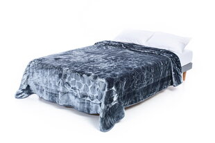 Pleds-gultas pārklājs Pelēks, 200x240 cm cena un informācija | Gultas pārklāji, pledi | 220.lv