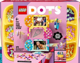 Рамки для фото и браслет «Мороженое» 41956 LEGO® DOTS цена и информация | Конструкторы | 220.lv