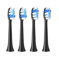 Fairywill P11/P80 toothbrush tips (black) цена и информация | Насадки для электрических зубных щеток | 220.lv