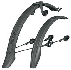 Velosipēda paneļu komplekts 28" SKS Veloflexx 55, melns цена и информация | Крылья для велосипеда | 220.lv