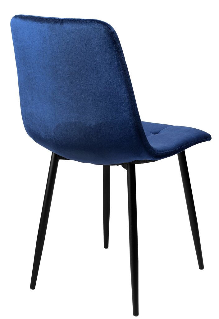 Samta krēsls DENVER tumši zils цена и информация | Virtuves un ēdamistabas krēsli | 220.lv