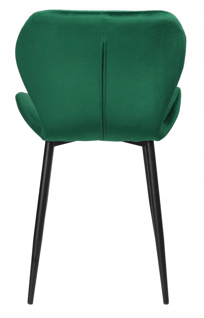 DALLAS Velvet Dark Green samta krēsls цена и информация | Virtuves un ēdamistabas krēsli | 220.lv