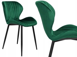 Бархатное кресло DALLAS Velvet, темно-зеленое цена и информация | Стулья для кухни и столовой | 220.lv