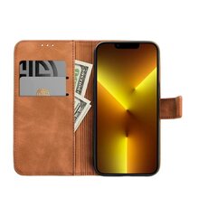 Samsung Galaxy A13 5G / A04s maciņš, Tender Book, brūns цена и информация | Чехлы для телефонов | 220.lv