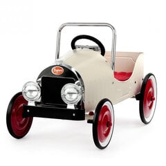 Ретро-автомобиль с педалями белый 3-6 лет цена и информация | Игрушки для мальчиков | 220.lv