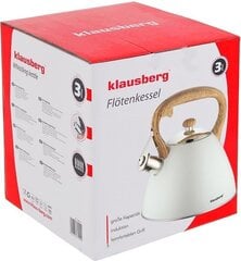 Tējkanna Klausberg KB-7264, 3 L cena un informācija | Kafijas kannas, tējkannas | 220.lv